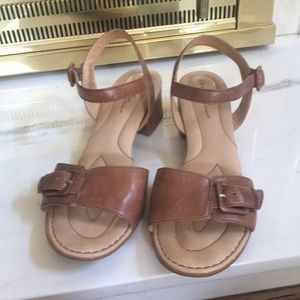 Born Crown Leather Sandals Size 10